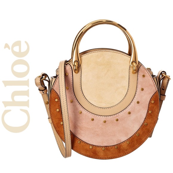 Chloe Handbags - Chloe Colorblock Pixie Embellished Shoulder Bag